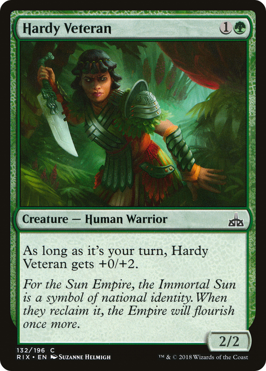 Hardy Veteran (RIX-132) (Foil)