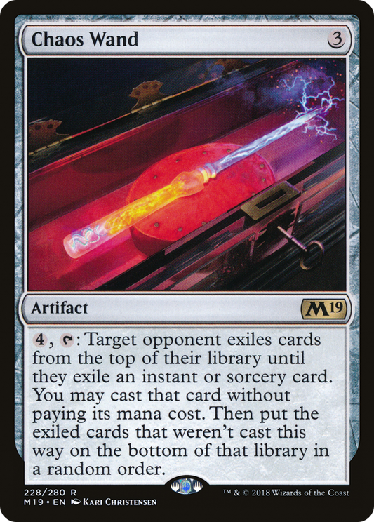 Chaos Wand (M19-228) (Foil)