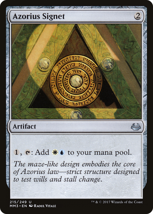 Azorius Signet (MM3-215) (Foil)