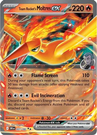 Team Rocket's Moltres ex (DRI-031) (Holofoil)