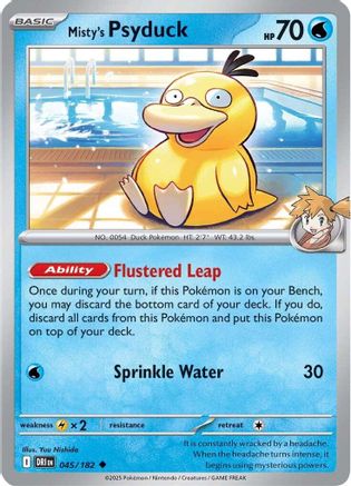 Misty's Psyduck (DRI-045) (Reverse Holofoil)