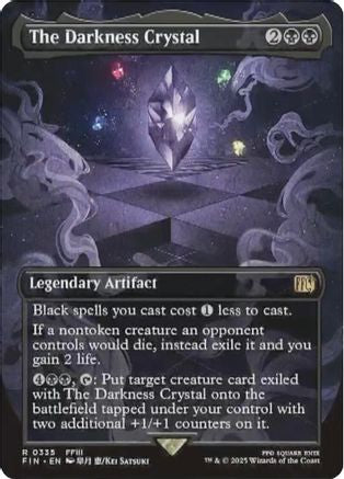 The Darkness Crystal (FIN-335) (Borderless) (Foil)
