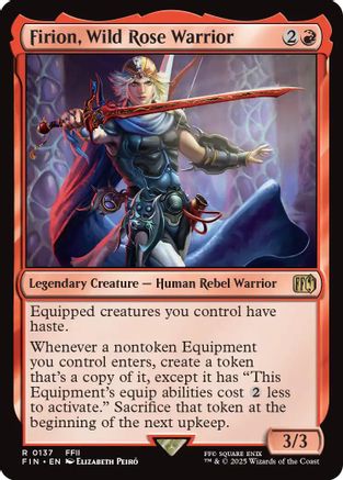 Firion, Wild Rose Warrior (FIN-137) (Foil)