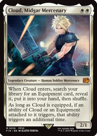Cloud, Midgar Mercenary (FIN-010) (Foil)