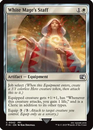 White Mage's Staff (FIN-042) (Foil)