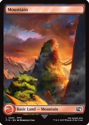Mountain (FIN-303) (Full Art) (Foil)