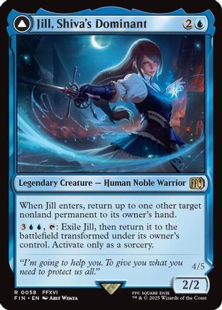 Jill, Shiva's Dominant // Shiva, Warden of Ice (FIN-058)