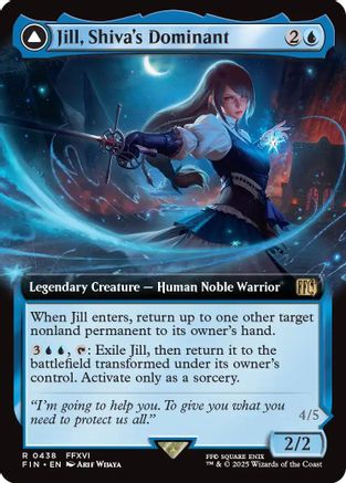 Jill, Shiva's Dominant // Shiva, Warden of Ice (FIN-438) (Extended Art) (Foil)