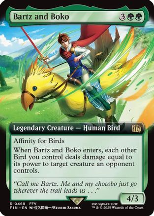 Bartz and Boko (FIN-469) (Extended Art) (Foil)