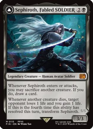 Sephiroth, Fabled SOLDIER // Sephiroth, One-Winged Angel (FIN-115)
