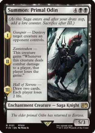 Summon: Primal Odin (FIN-121) (Foil)