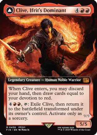 Clive, Ifrit's Dominant (Extended Art) (FIN-458)