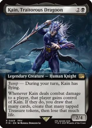 Kain, Traitorous Dragoon (FIN-449) (Extended Art) (Foil)