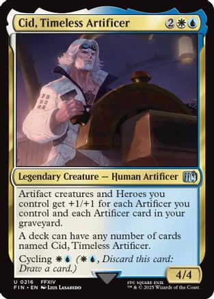 Cid, Timeless Artificer (0216) (FIN-216) (Foil)