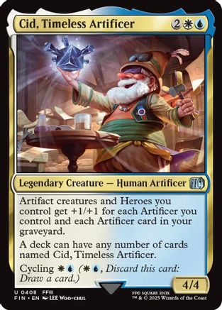 Cid, Timeless Artificer (FIN-408) (Foil)