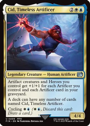 Cid, Timeless Artificer (FIN-409) (Foil)