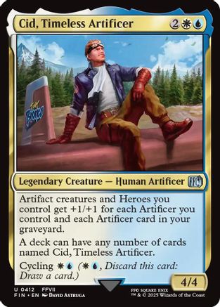 Cid, Timeless Artificer (FIN-412) (Foil)