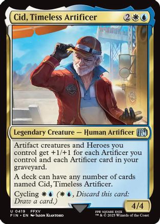 Cid, Timeless Artificer (FIN-419) (Foil)