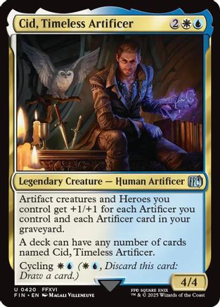 Cid, Timeless Artificer (FIN-420) (Foil)