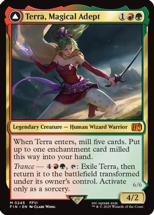 Terra, Magical Adept // Esper Terra (FIN-245) (Foil)