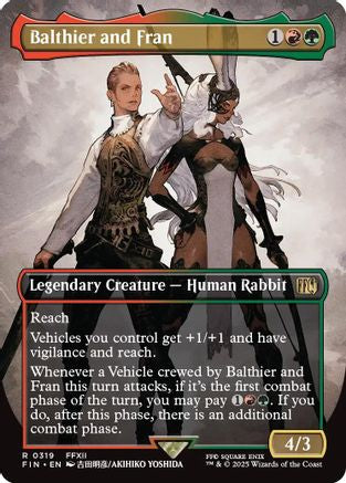 Balthier and Fran (FIN-319) (Borderless)