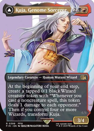 Kuja, Genome Sorcerer // Trance Kuja, Fate Defied (FIN-399) (Borderless)