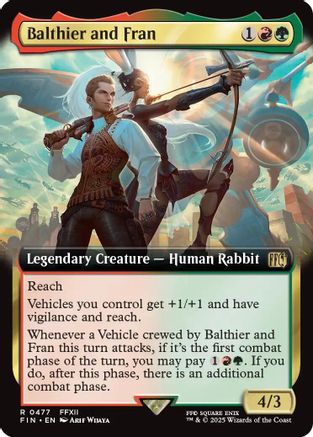 Balthier and Fran (Extended Art) (FIN-477) (Foil)