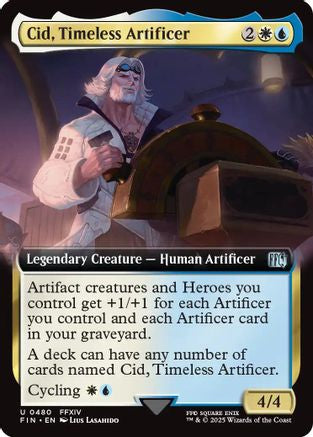 Cid, Timeless Artificer (FIN-480) (Extended Art) (Foil)