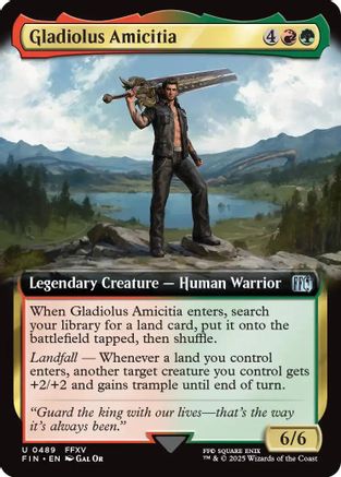 Gladiolus Amicitia (FIN-489) (Extended Art) (Foil)