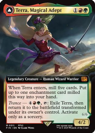 Terra, Magical Adept // Esper Terra (FIN-511) (Extended Art) (Foil)