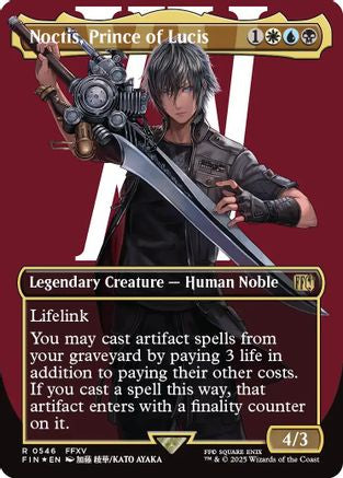 Noctis, Prince of Lucis (FIN-546) (Borderless) (Surge Foil)