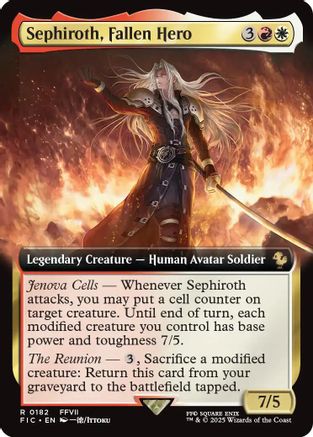 Sephiroth, Fallen Hero (Extended Art) (FIC-182)