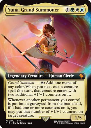 Yuna, Grand Summoner (Extended Art) (FIC-192) (Foil)