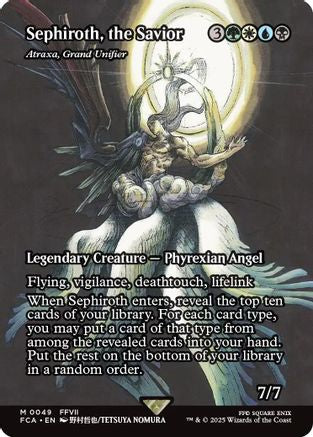 Sephiroth, the Savior - Atraxa, Grand Unifier (Showcase) (FCA-049)