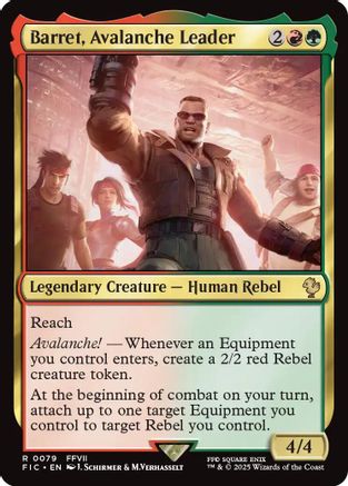 Barret, Avalanche Leader (FIC-079)