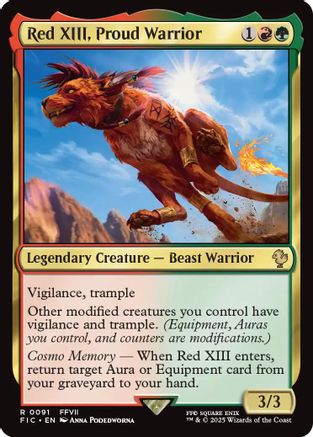 Red XIII, Proud Warrior (FIC-091)