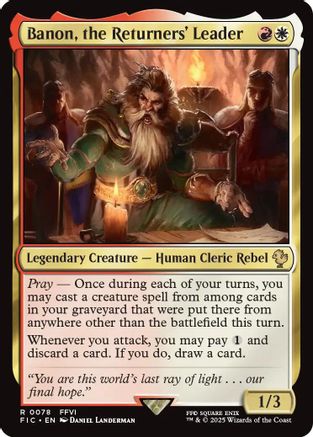 Banon, the Returners' Leader (FIC-078)