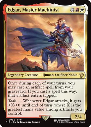 Edgar, Master Machinist (FIC-080)