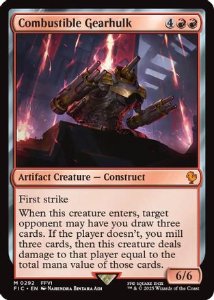 Combustible Gearhulk (FIC-292)