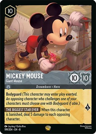 Mickey Mouse - Giant Mouse (8-199) (Cold Foil)