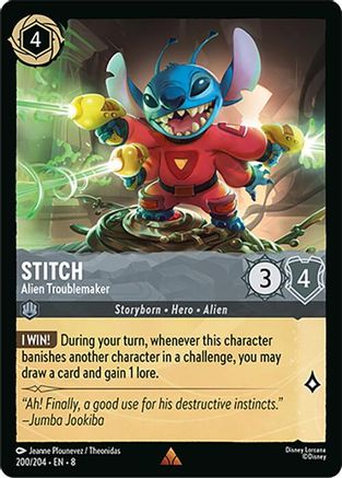 Stitch - Alien Troublemaker (8-200) (Cold Foil)