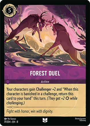 Forest Duel (8-077) (Cold Foil)