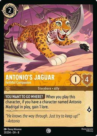 Antonio's Jaguar - Faithful Companion (8-031) (Cold Foil)