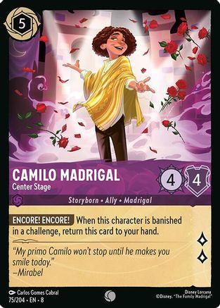 Camilo Madrigal - Center Stage (8-075) (Cold Foil)
