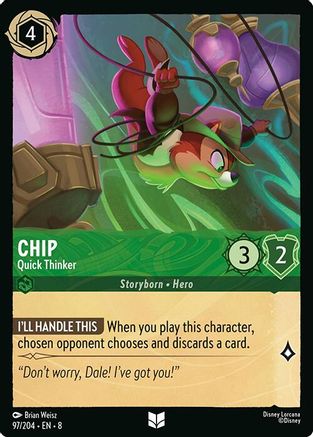Chip - Quick Thinker (8-097) (Cold Foil)