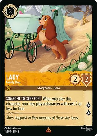 Lady - Family Dog (8-011) (Cold Foil)