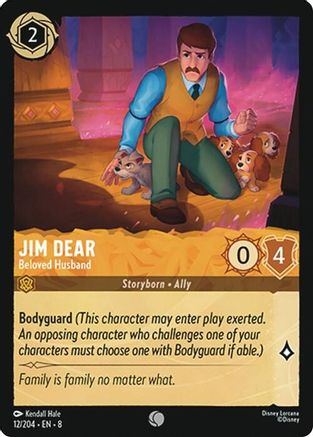 Jim Dear - Beloved Husband (8-012) (Cold Foil)
