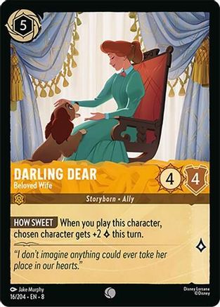 Darling Dear - Beloved Wife (8-016) (Cold Foil)