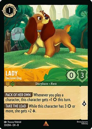 Lady - Decisive Dog (8-033) (Cold Foil)