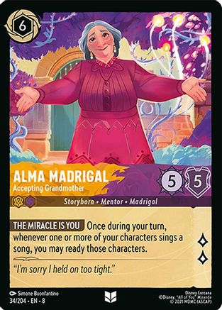 Alma Madrigal - Accepting Grandmother (8-034) (Cold Foil)